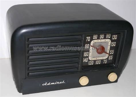 7t10 Ch 5k1 Octal Only Radio Admiral Brand Continental Radio