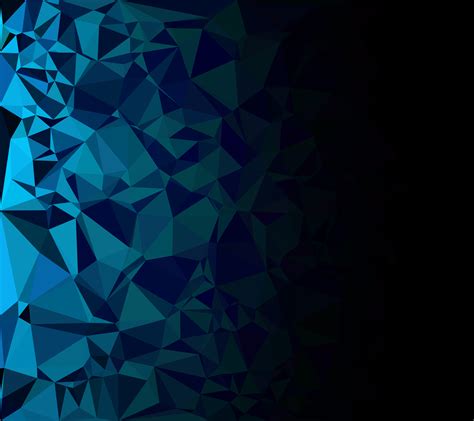 Blue Polygonal Mosaic Background Creative Design Templates 573558