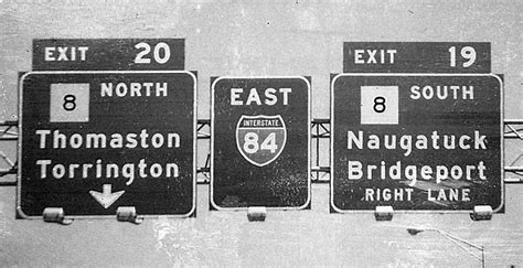 Connecticut State Highway 8 And Interstate 84 Aaroads Shield Gallery