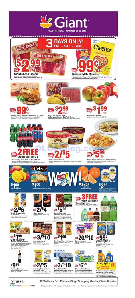 Edwards food giant more selection better savings double coupons cornerstone pharmacy the meat people! Giant Food Weekly Ad Valid Feb 28 - Mar 5, 2020 Sneak Peek ...