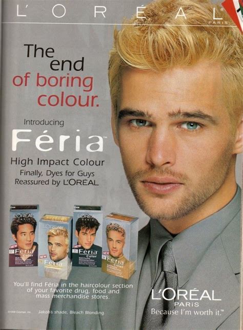 Loreal Féria Hair Dye For Men Dyed Hair Men Loreal Feria Hair Dye