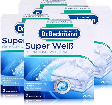 Dr Beckmann Super Weiss 4er Pack 4 X 80 G Amazonde Drogerie