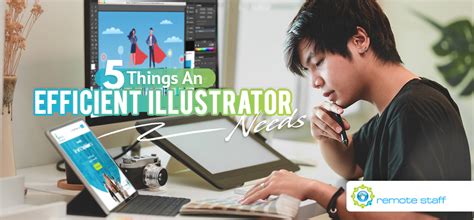 How To Be More Efficient In Your Online Illustrator Job Remote Staff