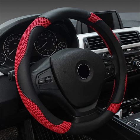 Buy Freesoo Steering Wheel Cover Car Universal 38cm Pu Leather