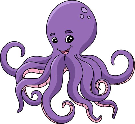 Octopus Cartoon Vector Art Icons And Graphics For Free Download