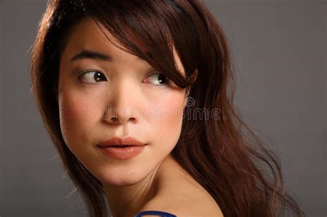 belleza joven japonesa imagen de archivo imagen de pelo 3970561