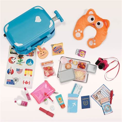 Our Generation Well Travelled Luggage Set Og Doll Well Travelled