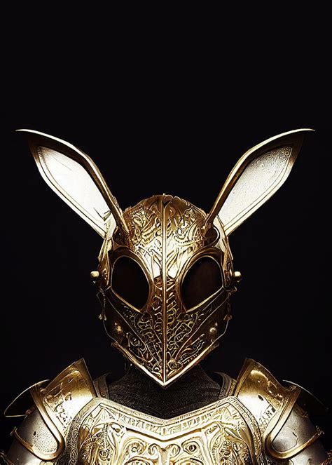Majestic Bunny Knight Digital Art By Art Nesia Fine Art America