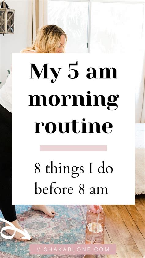 Healthy 5 Am Morning Routine Things I Do Before 8 Am Healthy Morning