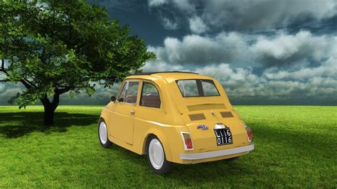 Fiat 500l 3d Model Cgtrader