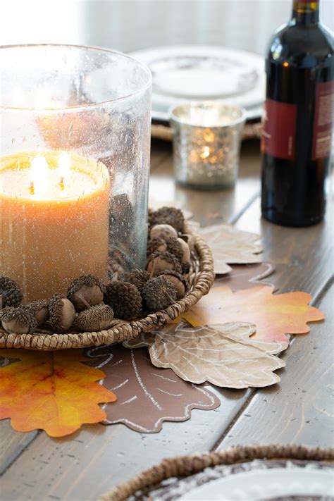 Create A Stunning Thanksgiving Centerpiece With Candles Perfect For