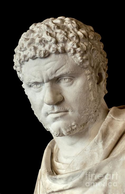 Bust Of Emperor Caracalla Roman Civilization Sculpture By Roman School