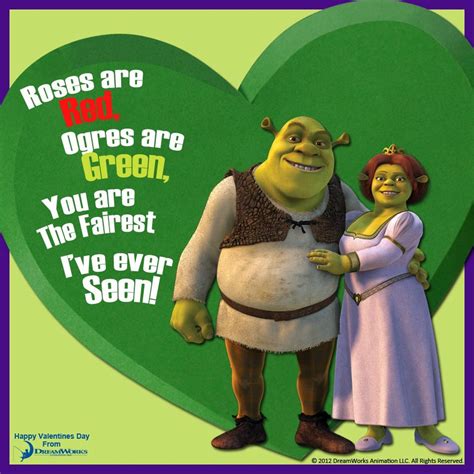 Kissh me ousside howbow dah to: Shrek & Fiona | Valentine's Day E-cards | Know Your Meme