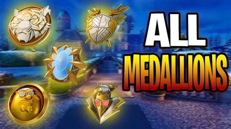 Collecting All 5 Fortnite Medallions Youtube