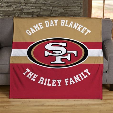 Nfl Classic San Francisco 49ers Personalized Blankets