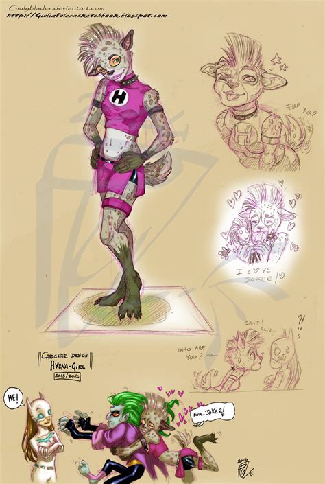 Character Design Hyena Girl By Giulyblader On Deviantart