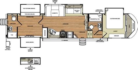 Must See RV Bunkhouse Floorplans General RV Center