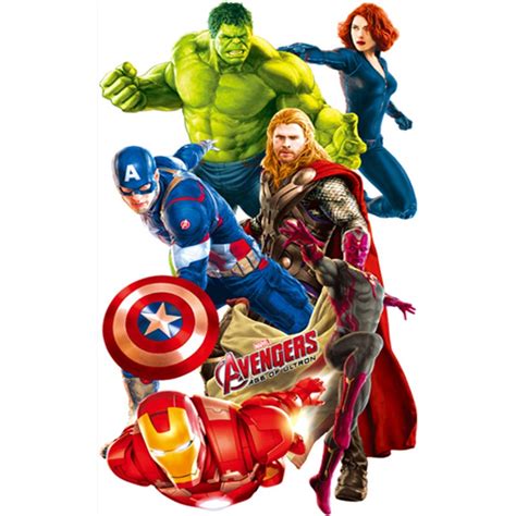The Avengers De Marvel Cartel Superhéroe Figuras Anime 3d Pegatinas De