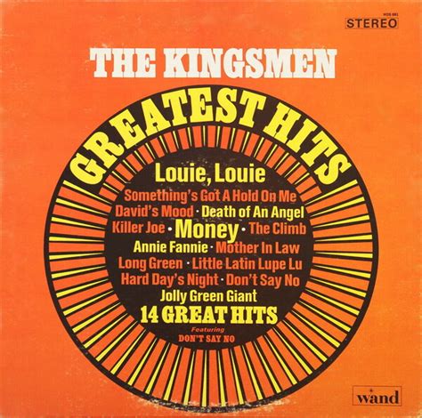 Greatest Hits By The Kingsmen Compilation Garage Rock Reviews