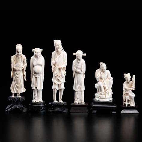 A Collection Of Chinese Carved Ivory Figures Cowans Auction House