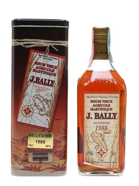 J Bally 1988 Rhum Agricole Lot 14652 Buysell Rum Online