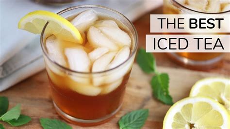 The Best Iced Tea How To Make Cold Brew Iced Tea Youtube