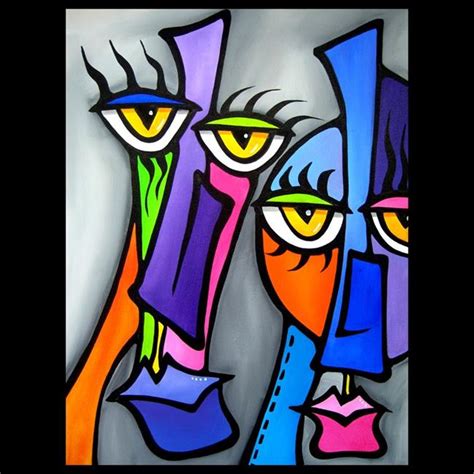 Faces1158 1620 Original Abstract Art Painting Move On By