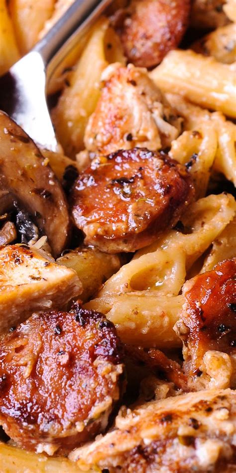 Saute on both sides and then remove from pan and let rest with the chicken. CREAMY CAJUN CHICKEN PASTA WITH SMOKED SAUSAGE - Vegan Recipes