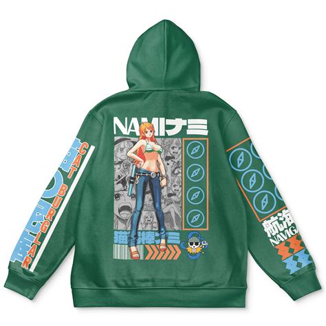 Nami One Piece Streetwear Hoodie Anime Ape