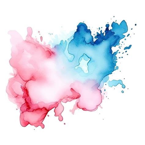 Premium Vector Colorful Abstract Watercolor Stain Vector