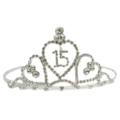 Quinceanera Tiara Crown Sweet 15 Headpiece With Genuine