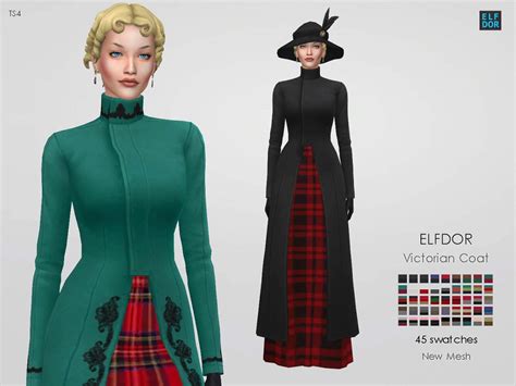 The Sims Resource Victorian Coat