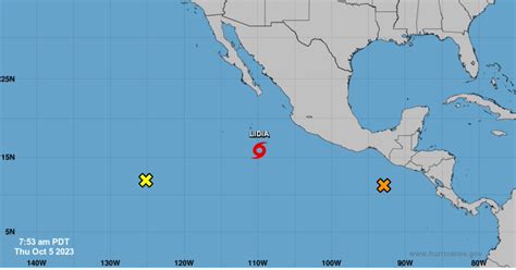 Tropical Storm Lidia Moves Near Mexican Coastline Authorities Urge Caution