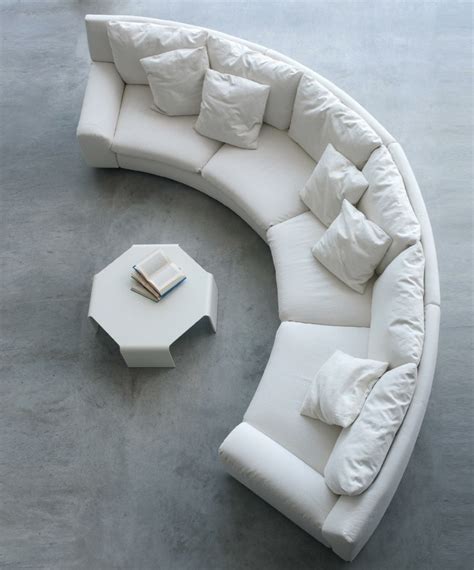 Rundes Sofa Im Wohnbereich 43 Ideen Für Bequeme Und Funktionale