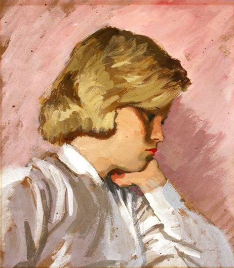 Richard Sargent American 20th Century Oil Painting Portrait Of A