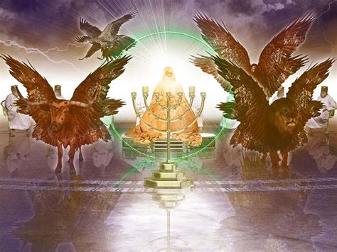 Pin On Revelation 4 And 5 7 Seals Opening Vision Gods Throne In