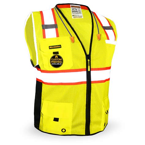 Buy Kwiksafety Charlotte Nc Big Kahuna Safety Vest 11 Pockets
