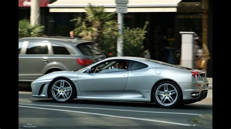 Silver Ferrari F430 Very Loud Accelerations Youtube