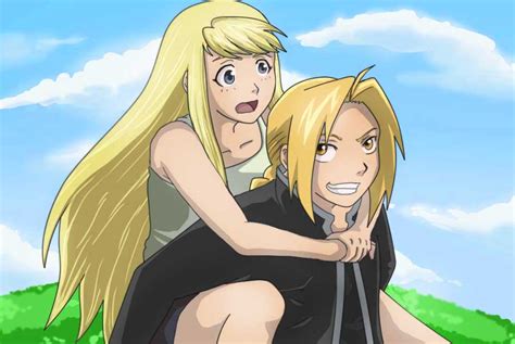 Fma Ed And Winry By Yleyn On Deviantart