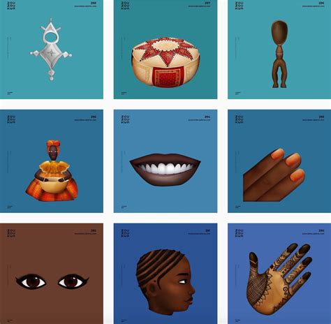 One African Emoji A Day By Oplérou Grebet In 2020 Afrofuturism