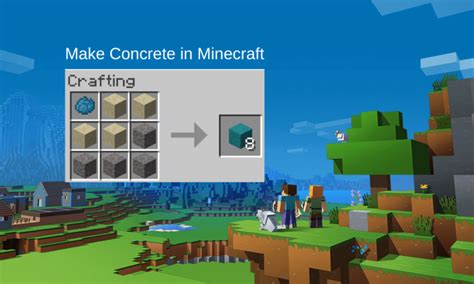 How To Make Concrete In Minecraft Solution Suggest