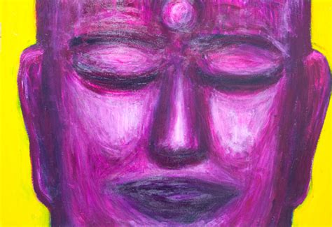 Kazuya Akimoto Art In Line Purple Real Buddha New Pop Realism