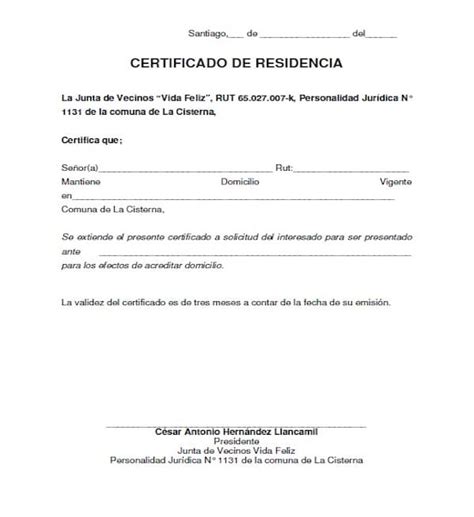 Dónde Conseguir el Certificado de Residencia en Chile Hot Sex Picture