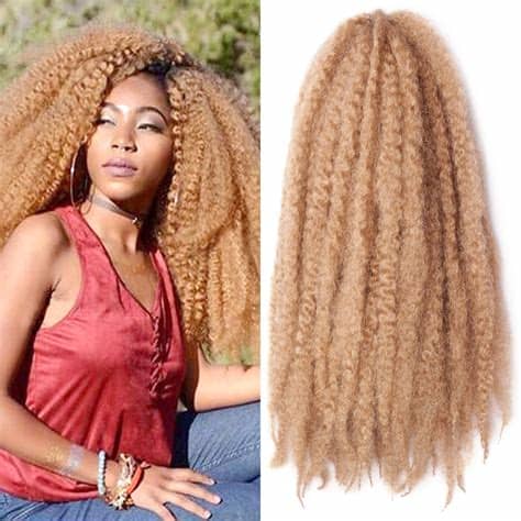 Crochet hair,marley braids hair, synthetic braid hair, hari extention, 100g, color#1b,#bug,#27,#30,#613,#purple#t27 high quality,cheap and factory price. Amazon.com : Pack of 3 Afro Kinky Marley 18 inch Braids ...