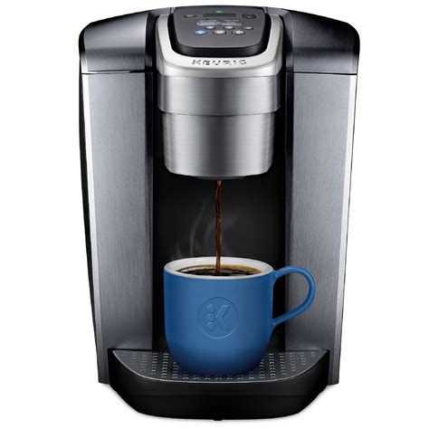 Keurig K Elite Single Serve K Cup Pod Coffee Maker Brushed Silver