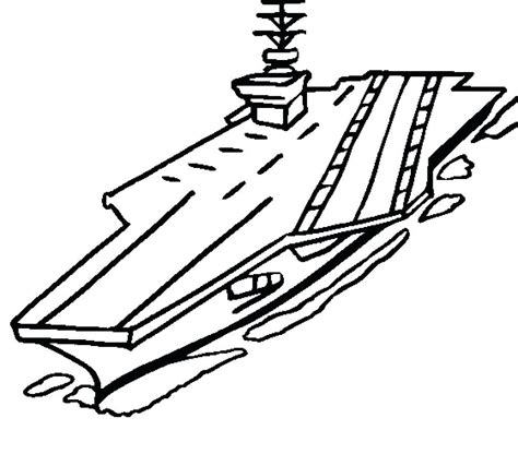 Aircraft Carrier Drawing Free Download On Clipartmag