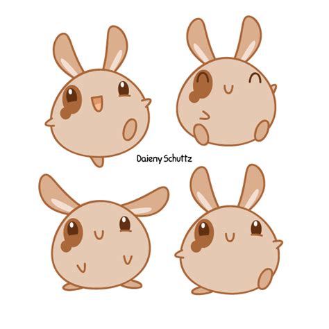 Bunny Rabbit by Daieny on DeviantArt | Cute drawings, Kawaii drawings, Cartoon drawings of animals