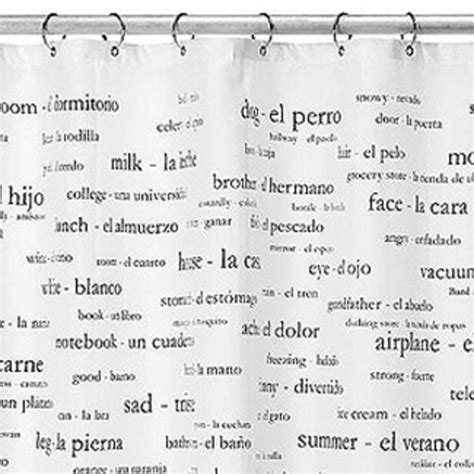 12 Flirty Fun Sexy Pretty Shower Curtains To Spice Up Your Bathroom Spanish Vocabulary