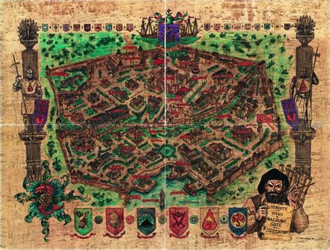 Baldurs Gate City Map Whole By Shade Os On Deviantart Baldurs