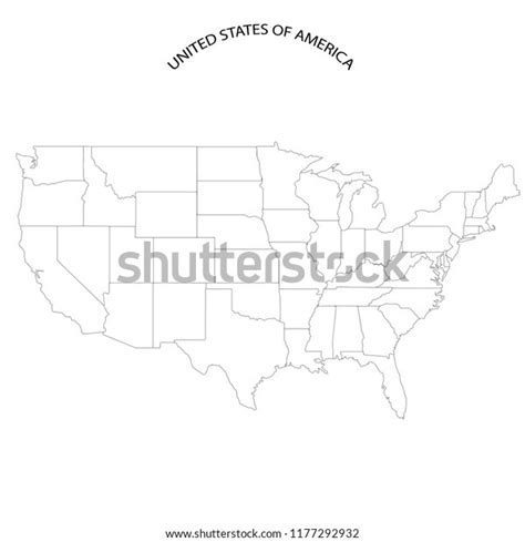 Picture Of United States Map Without Names